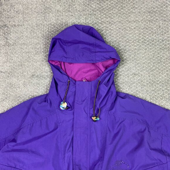 Vintage 90s Helly Hanson Jacket Men's Medium Oversized Purple Pullover Anorak - Picture 2 of 12